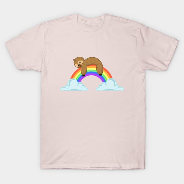 Rainbow Nap T-Shirt by CandyAndy24